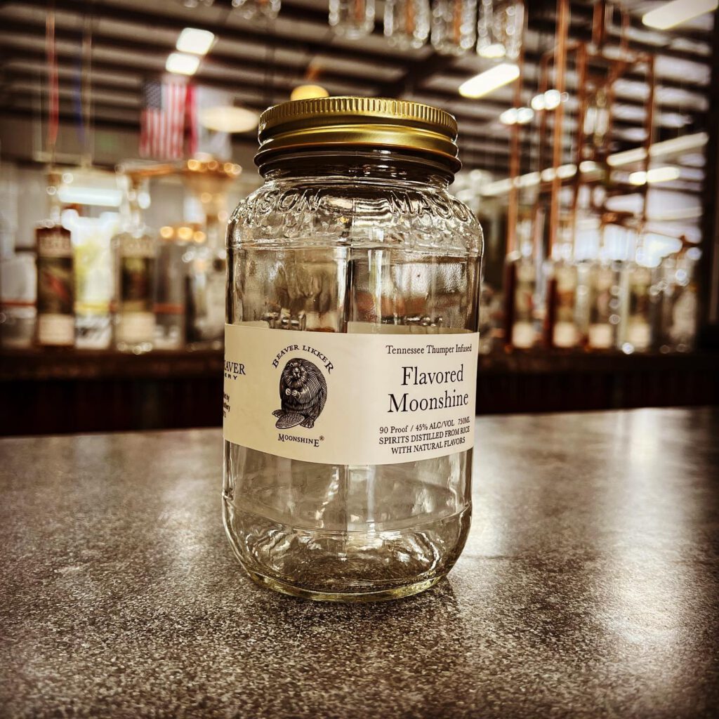 Golden Beaver Distillery Flavored Moonshine